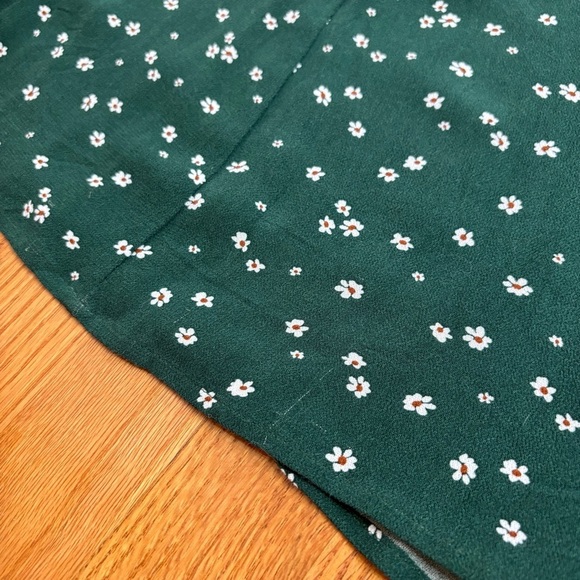 American Eagle 90sY2K Floral Ditzy Ditsy Print Midi Slip Dress Cowl Neck XS - Picture 14 of 15